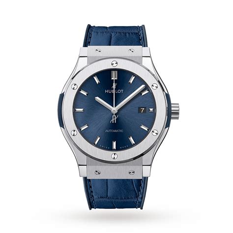 hublot classic fusion 42mm blue